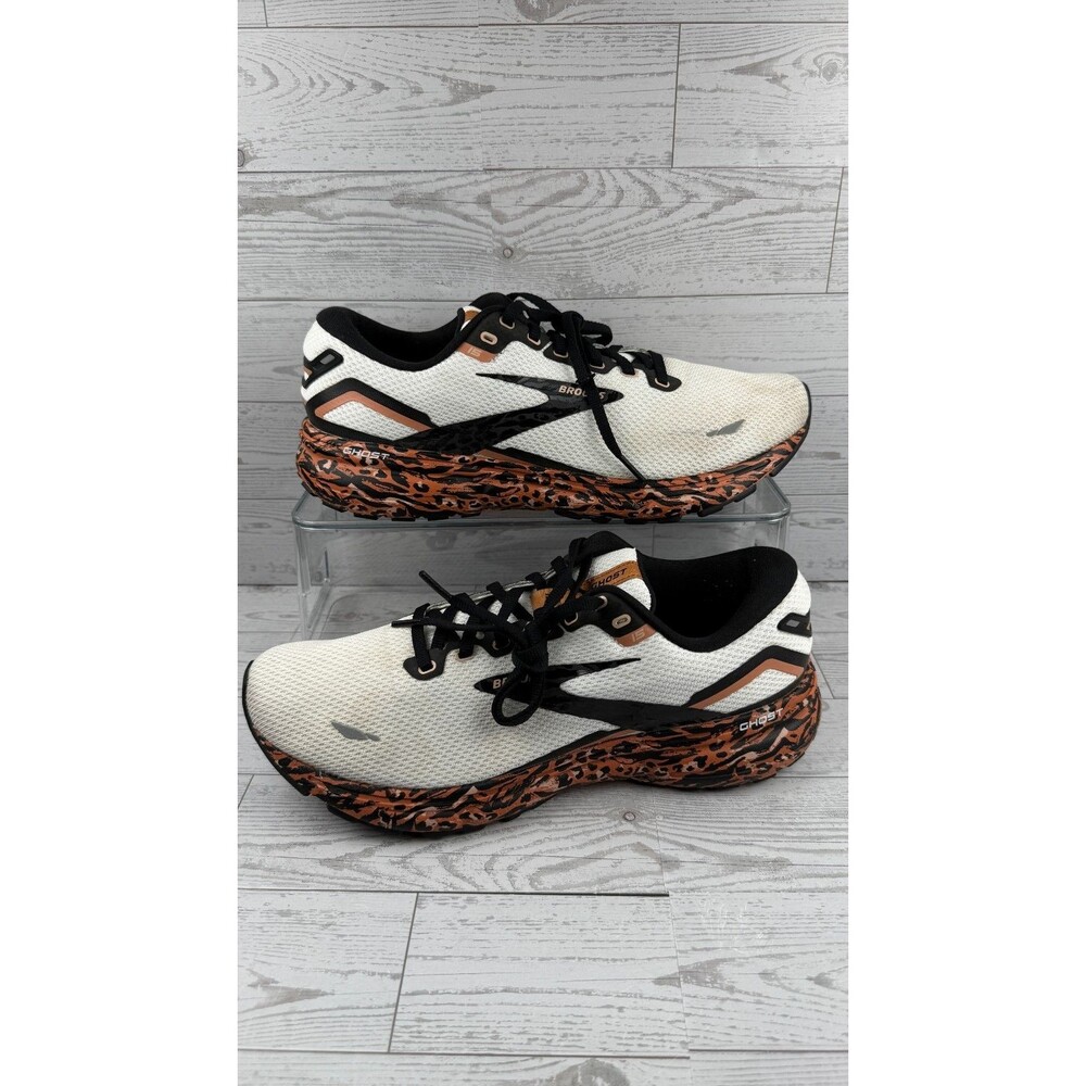 Brooks Ghost 15 1203801B103 Sunburn Maple Black 11B Women's Running Shoes #234
